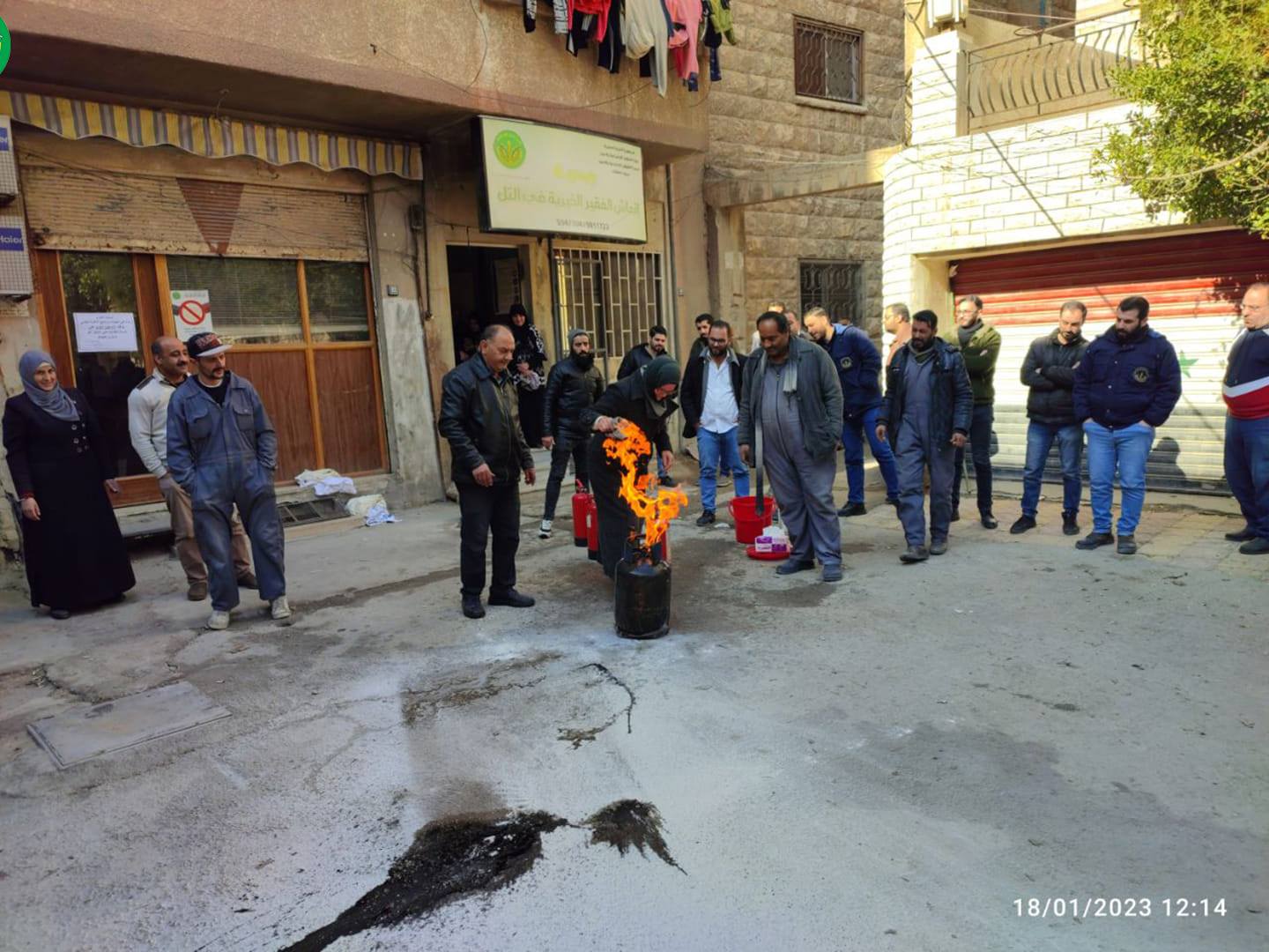 طرق إخماد الحرائق وطرق الإخلاء المنظم